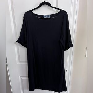 Karen Scott Sport Black Tshirt Dress
